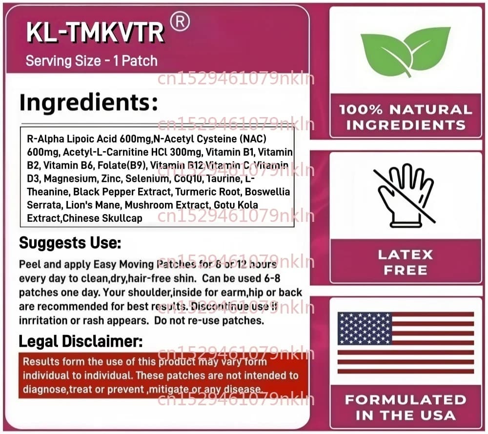 VARELIA Antioxidantes Plus — Parches con ácido alfa lipoico y NAC