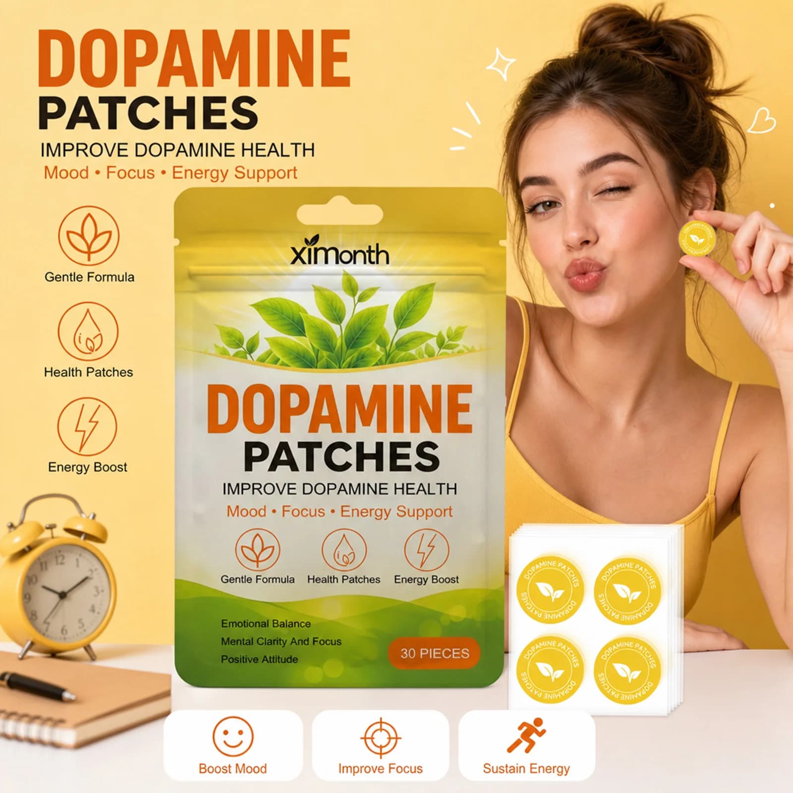 VARELIA Ánimo — Parches de bienestar con ingredientes botánicos