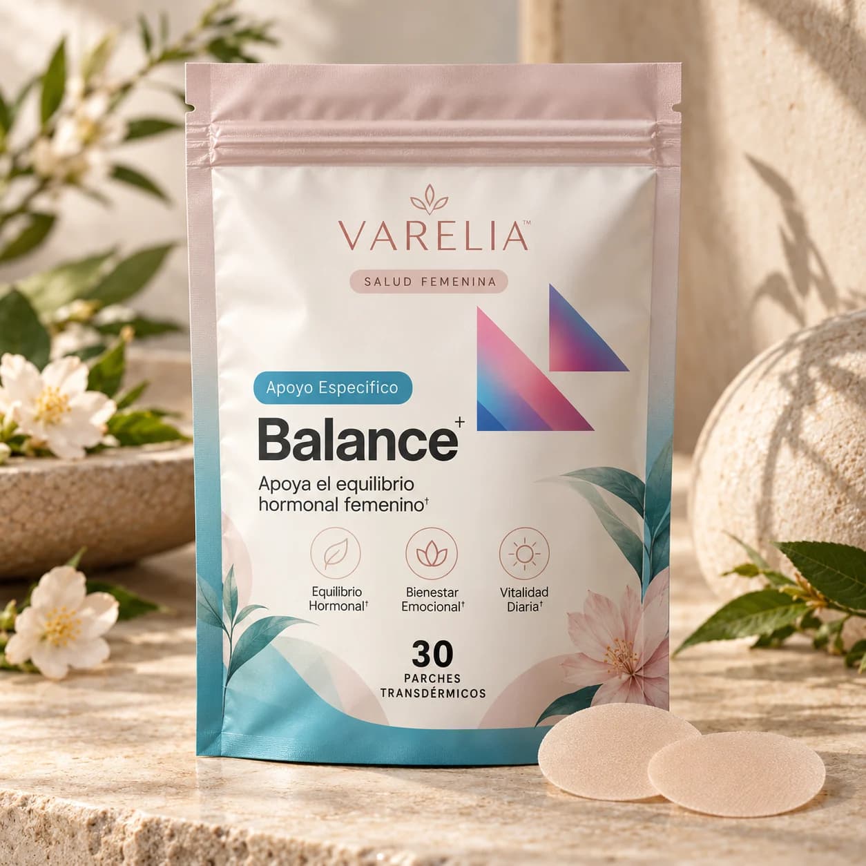 VARELIA Balance — Parches de bienestar femenino