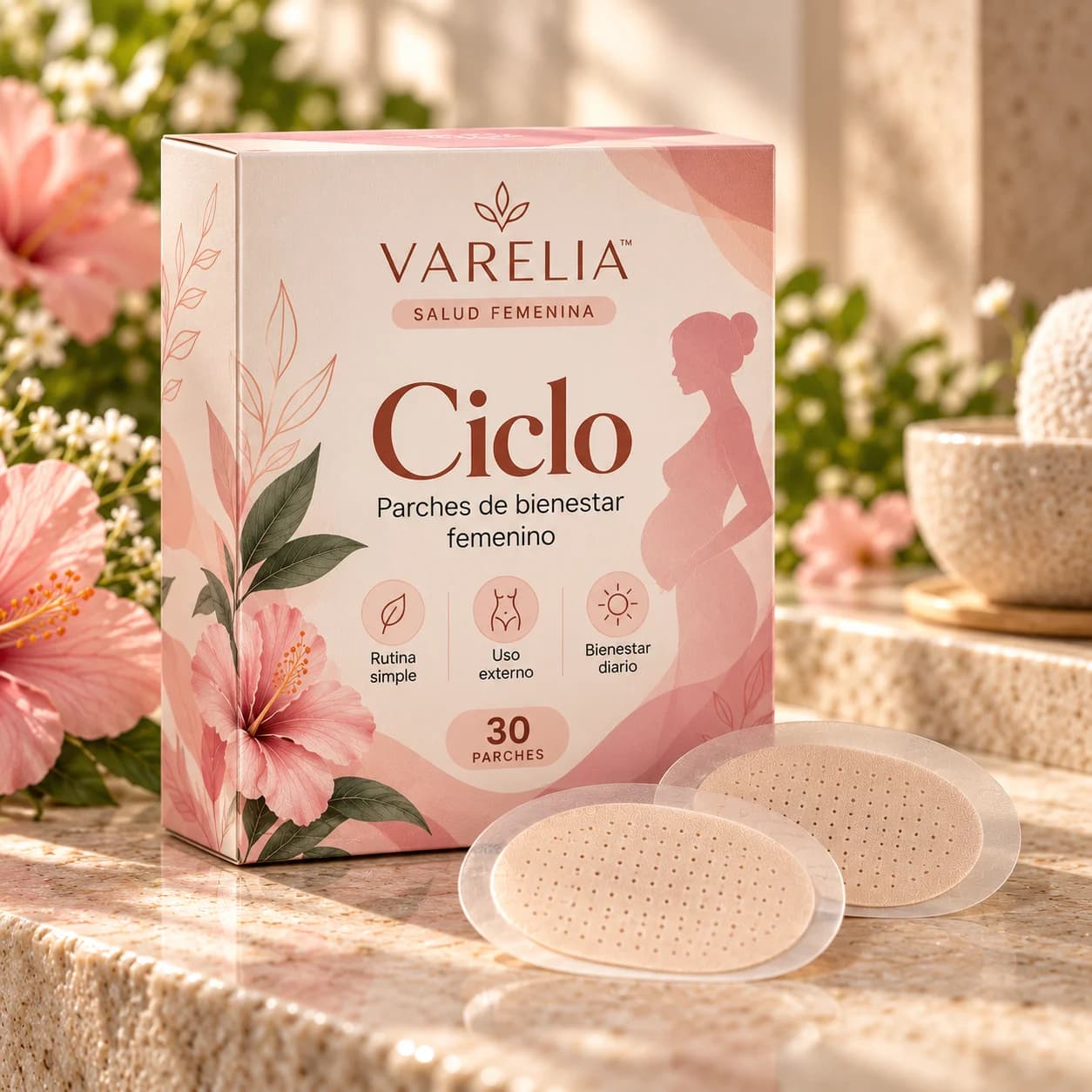 VARELIA Ciclo — Parches de bienestar femenino