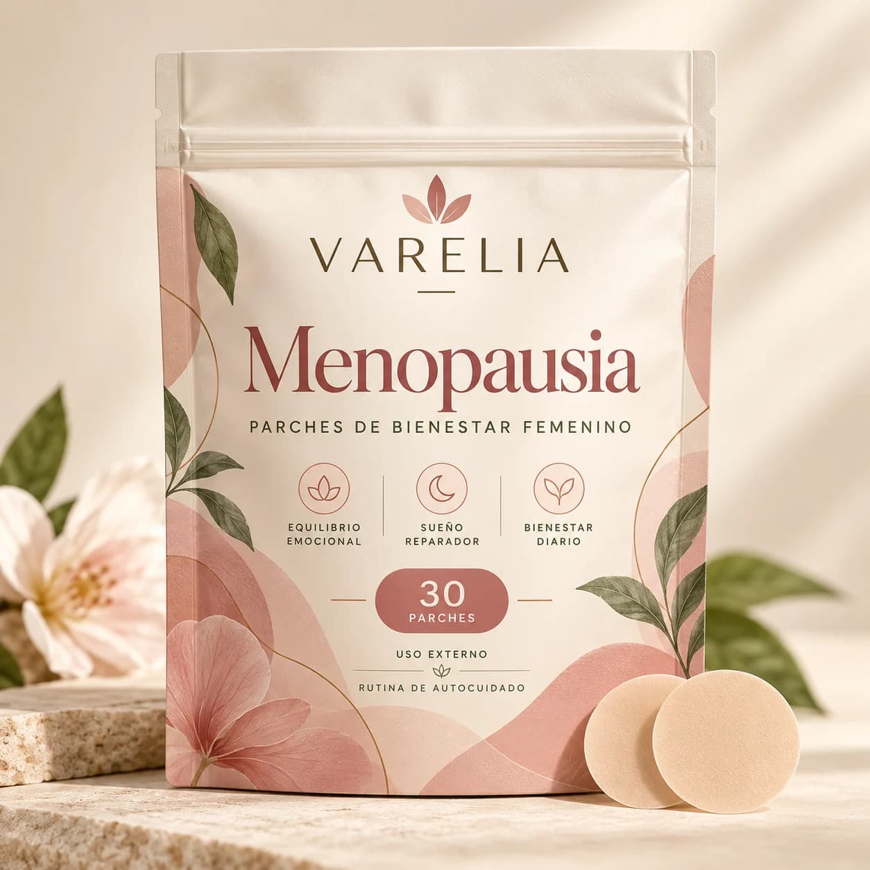 VARELIA Menopausia — Parches de bienestar femenino