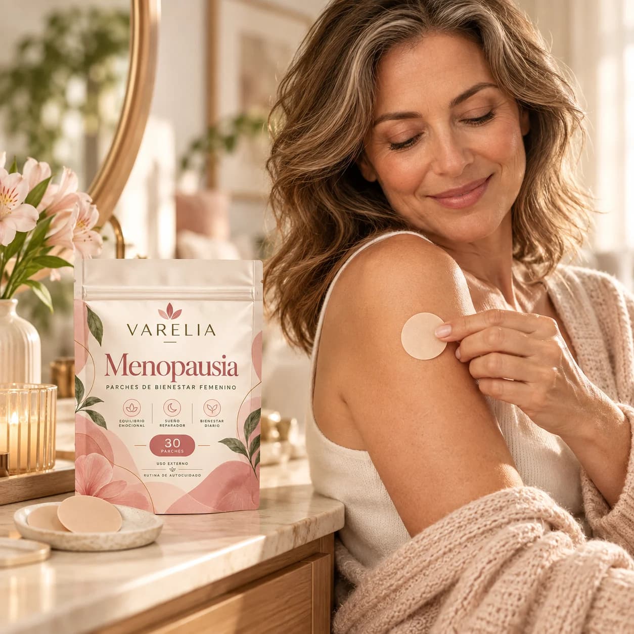 VARELIA Menopausia — Parches de bienestar femenino
