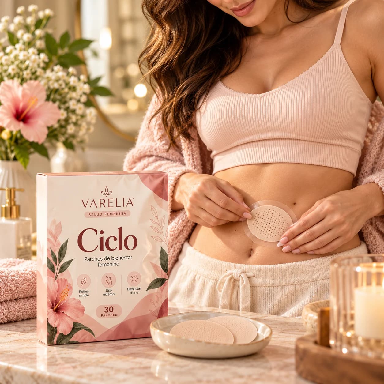 VARELIA Ciclo — Parches de bienestar femenino