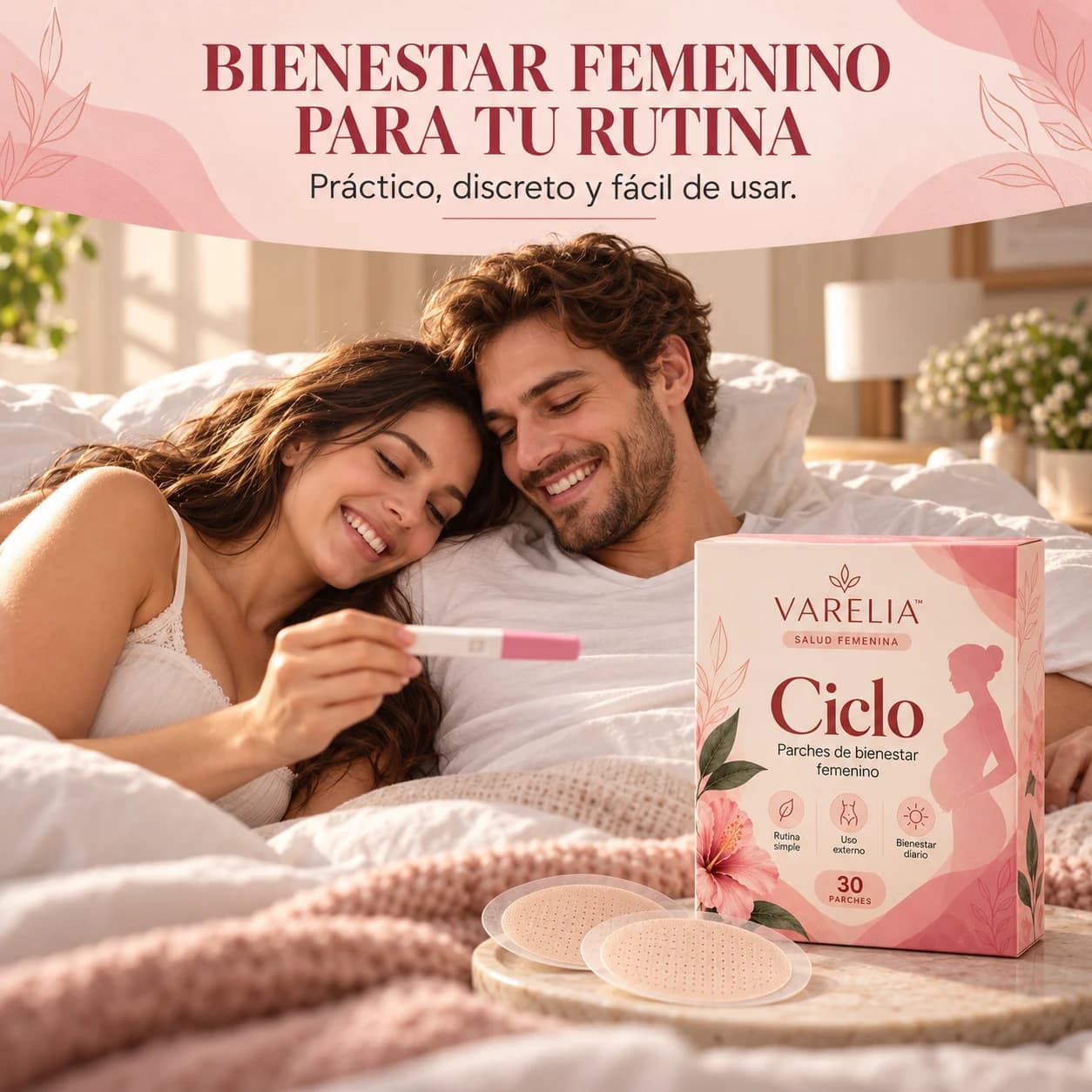 VARELIA Ciclo — Parches de bienestar femenino